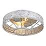 3_Golden Lighting Ferris 14" Wide French White 2-Light Ceiling Light more views