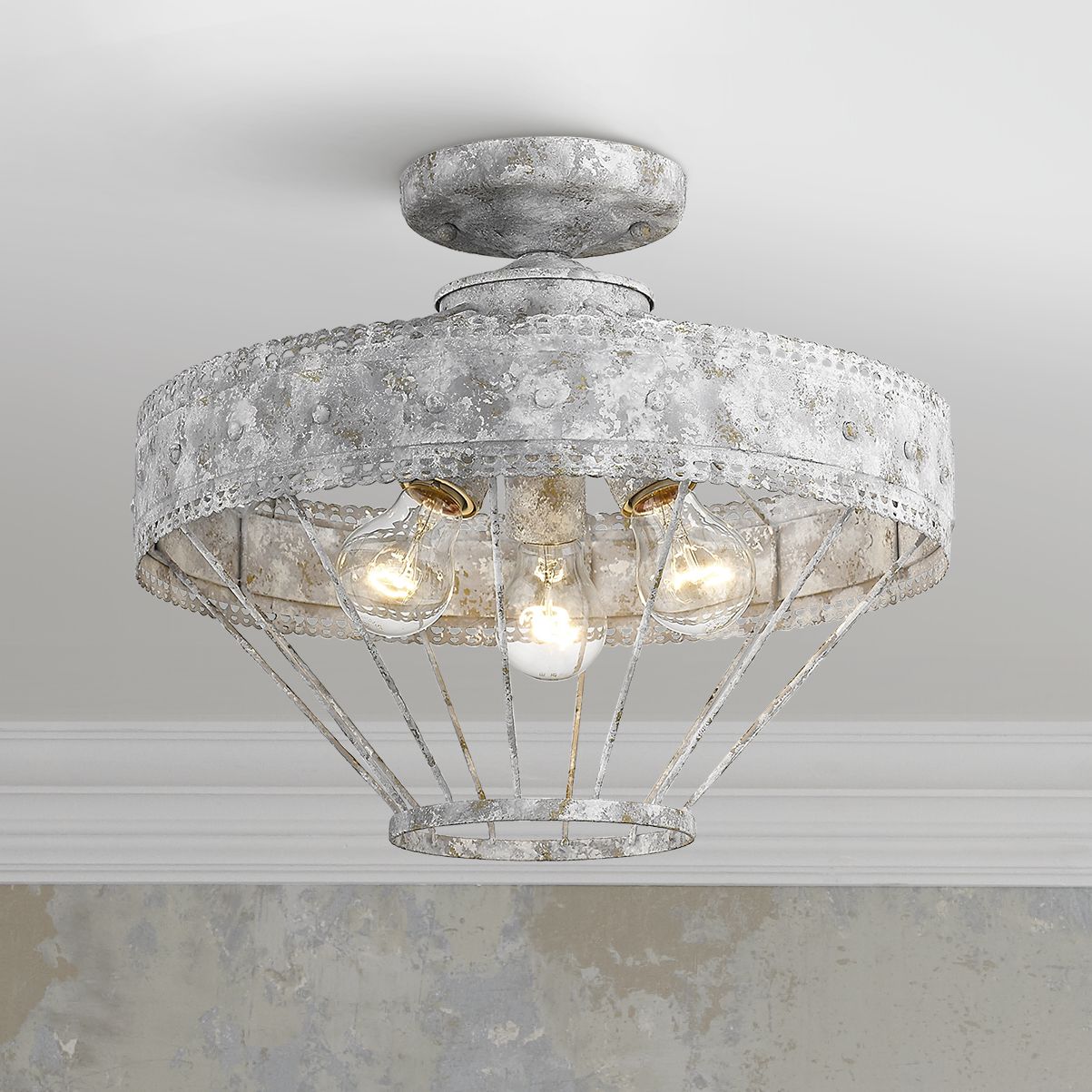 Golden Lighting Ferris White Collection