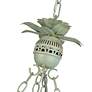 Golden Lighting Finley 42" 8-Light Vintage Sage Candelabra Chandelier