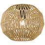 2_Golden Lighting Florence 14" Wide Woven Rope Modern Ceiling Light