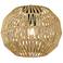 Golden Lighting Florence 14" Wide Woven Rope Modern Ceiling Light