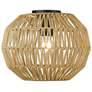 4_Golden Lighting Florence 14" Wide Woven Rope Modern Ceiling Light more views