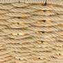 6_Golden Lighting Hathaway 20 1/4" Matte Black and Rope Basket Pendant more views
