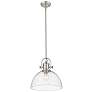 Golden Lighting Hines 13 1/2" Wide Seeded Glass Dome Pendant Light