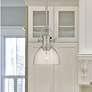 1_Golden Lighting Hines 7" Wide Pewter Mini Pendant Light