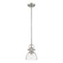 4_Golden Lighting Hines 7" Wide Pewter Mini Pendant Light more views