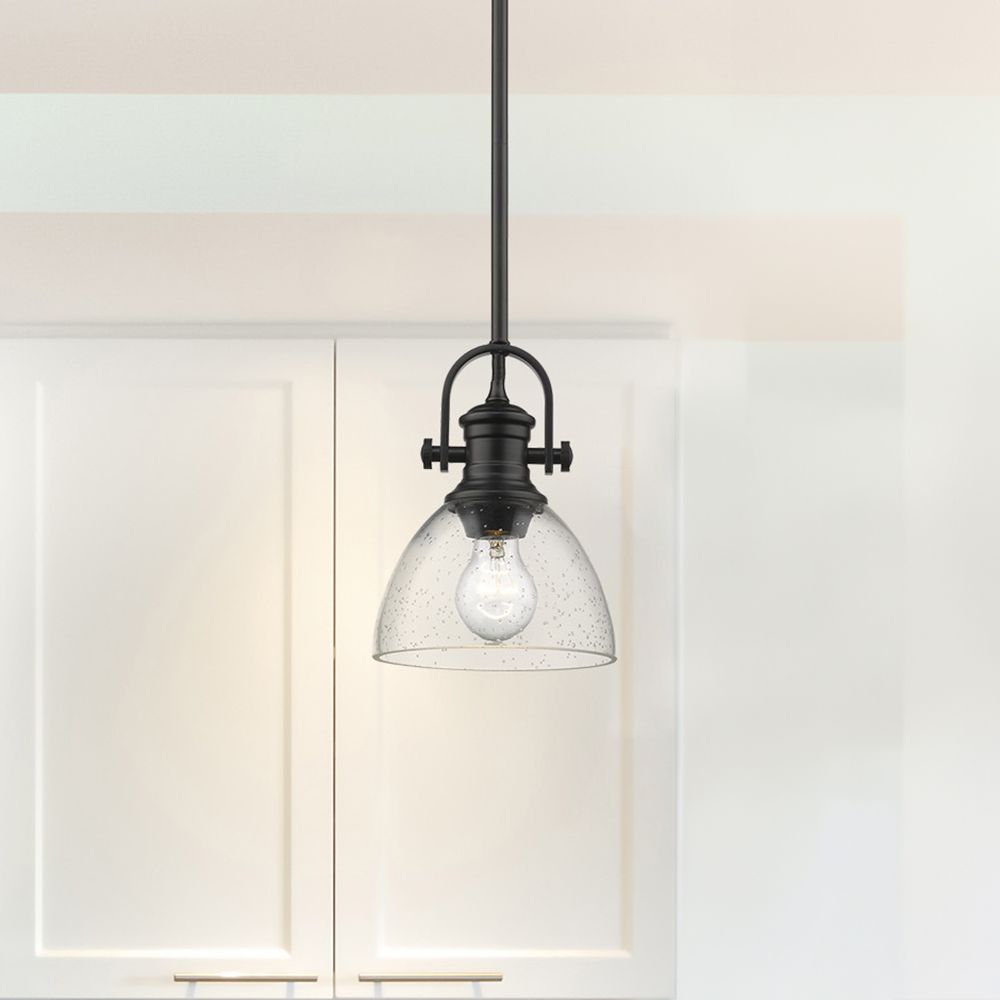 Golden Lighting Hines Black Collection