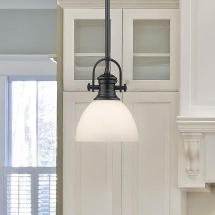 Golden Lighting Hines Black Collection