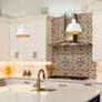 4_Golden Lighting Holmes 9" Wide Matte White Dome Mini Pendant more views