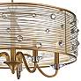 Golden Lighting Joia 26" Wide Peruvian Gold 5-Light Drum Chandelier