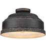 2_Golden Lighting Keating 13 3/4" Wide Antique Black Iron Ceiling Light