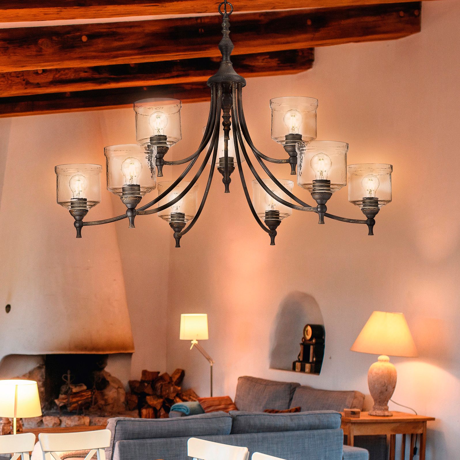 Golden Lighting Keating Black Collection