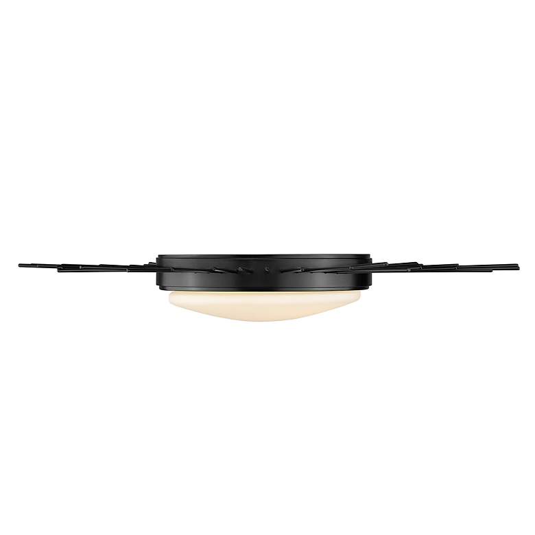 Image 4 Golden Lighting Kieran 18 1/4" Matte Black LED Sunburst Ceiling Light more views