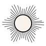 6_Golden Lighting Kieran 18 1/4" Matte Black LED Sunburst Ceiling Light more views