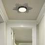 7_Golden Lighting Kieran 18 1/4" Matte Black LED Sunburst Ceiling Light more views