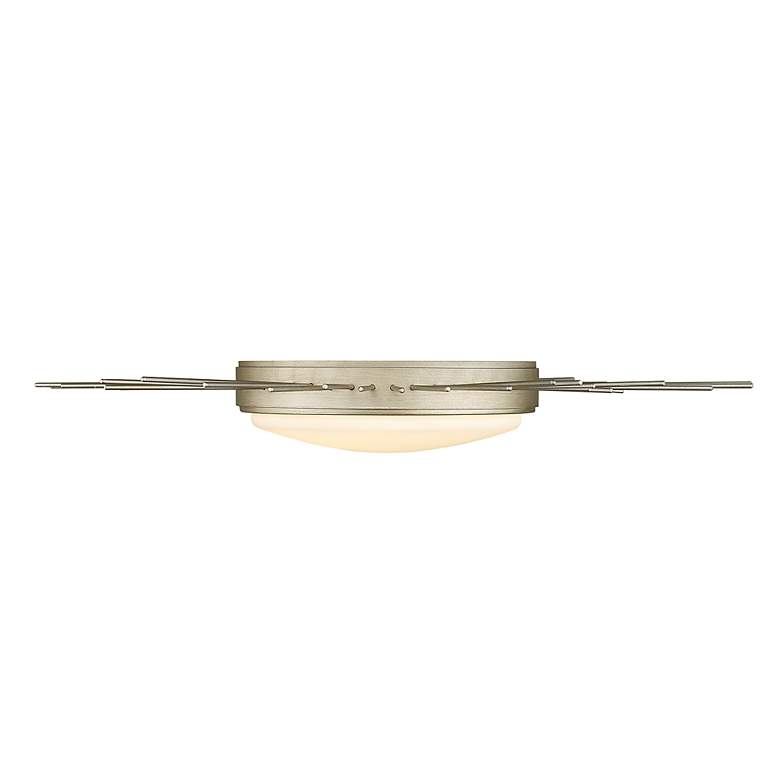 Image 4 Golden Lighting Kieran 18 1/4" White Gold LED Sunburst Ceiling Light more views