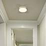 7_Golden Lighting Kieran 18 1/4" White Gold LED Sunburst Ceiling Light more views