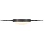 3_Golden Lighting Kieran 24" Wide Matte Black Sunburst LED Ceiling Light more views