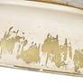 3_Golden Lighting Kinsley 14" Wide Aged Steel Ivory Ceiling Light more views