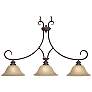 2_Golden Lighting Lancaster 36" Rubbed Bronze Island Light Pendant