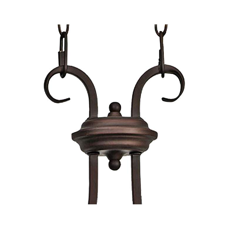 Image 4 Golden Lighting Lancaster 36" Rubbed Bronze Island Light Pendant more views