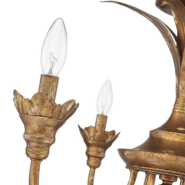 Image 5 Golden Lighting Lillianne 28 1/2" Wide Heirloom Gold Ceiling Light more views