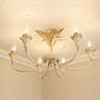 6_Golden Lighting Lillianne 28 1/2" Wide Semi-flush in Antique Ivory more views