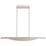 1_Golden Lighting Luma 42" Sand Nickel Modern LED Linear Pendant