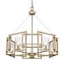 5_Golden Lighting Marco 24 1/2" White Gold 5-Light Crystal Chandelier more views