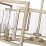 6_Golden Lighting Marco 24 1/2" White Gold 5-Light Crystal Chandelier more views