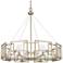 Golden Lighting Marco 35 1/2" Wide White Gold 8-Light Chandelier