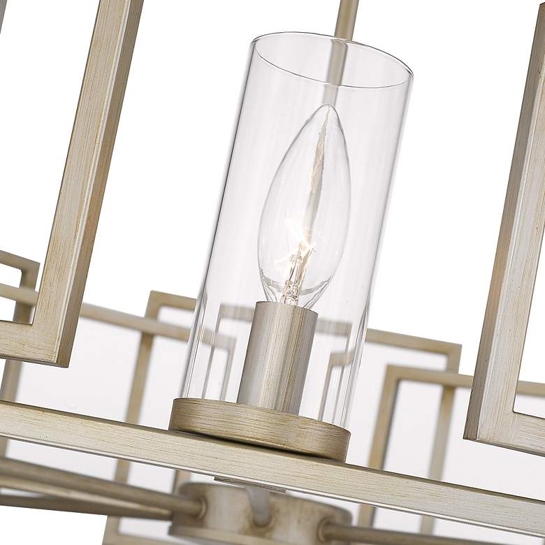 Image 6 Golden Lighting Marco 35 1/2" Wide White Gold 8-Light Chandelier more views