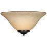 2_Golden Lighting Multi-Family 13 1/4" Tea Stone Glass Wall Sconce
