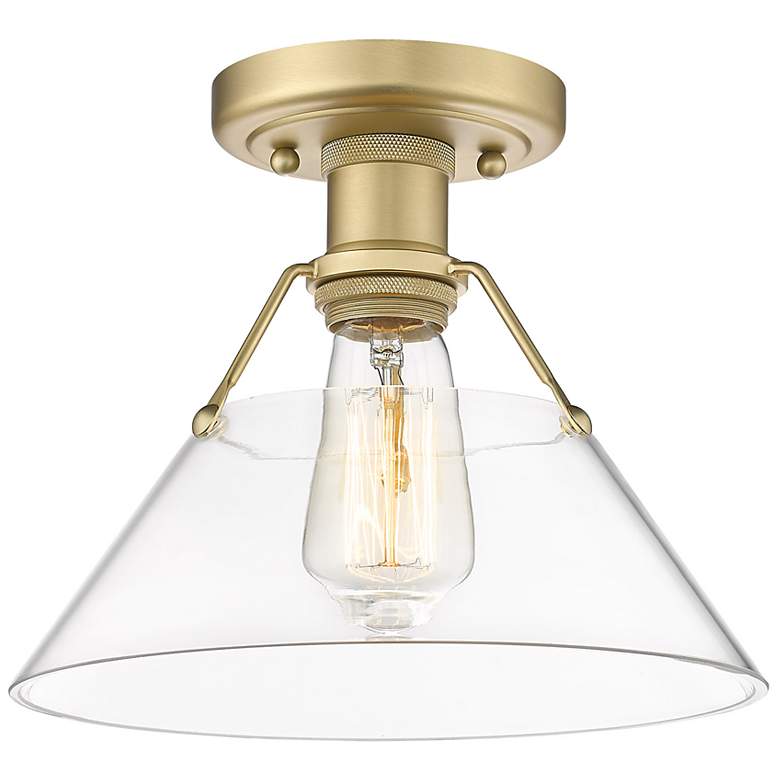 Image 2 Golden Lighting Orwell 10" Wide Flushmount