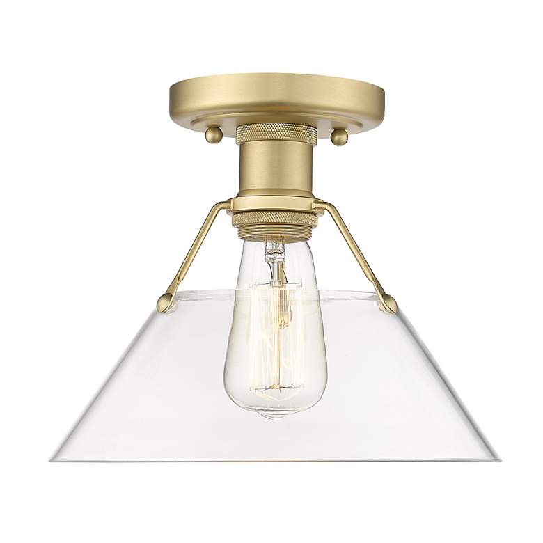 Image 3 Golden Lighting Orwell 10" Wide Flushmount more views