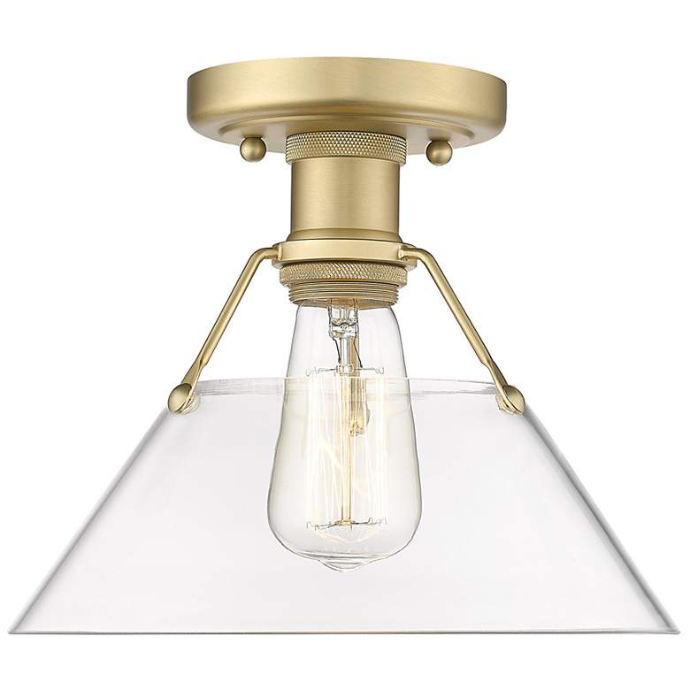 Image 4 Golden Lighting Orwell 10 inch Wide Flushmount more views