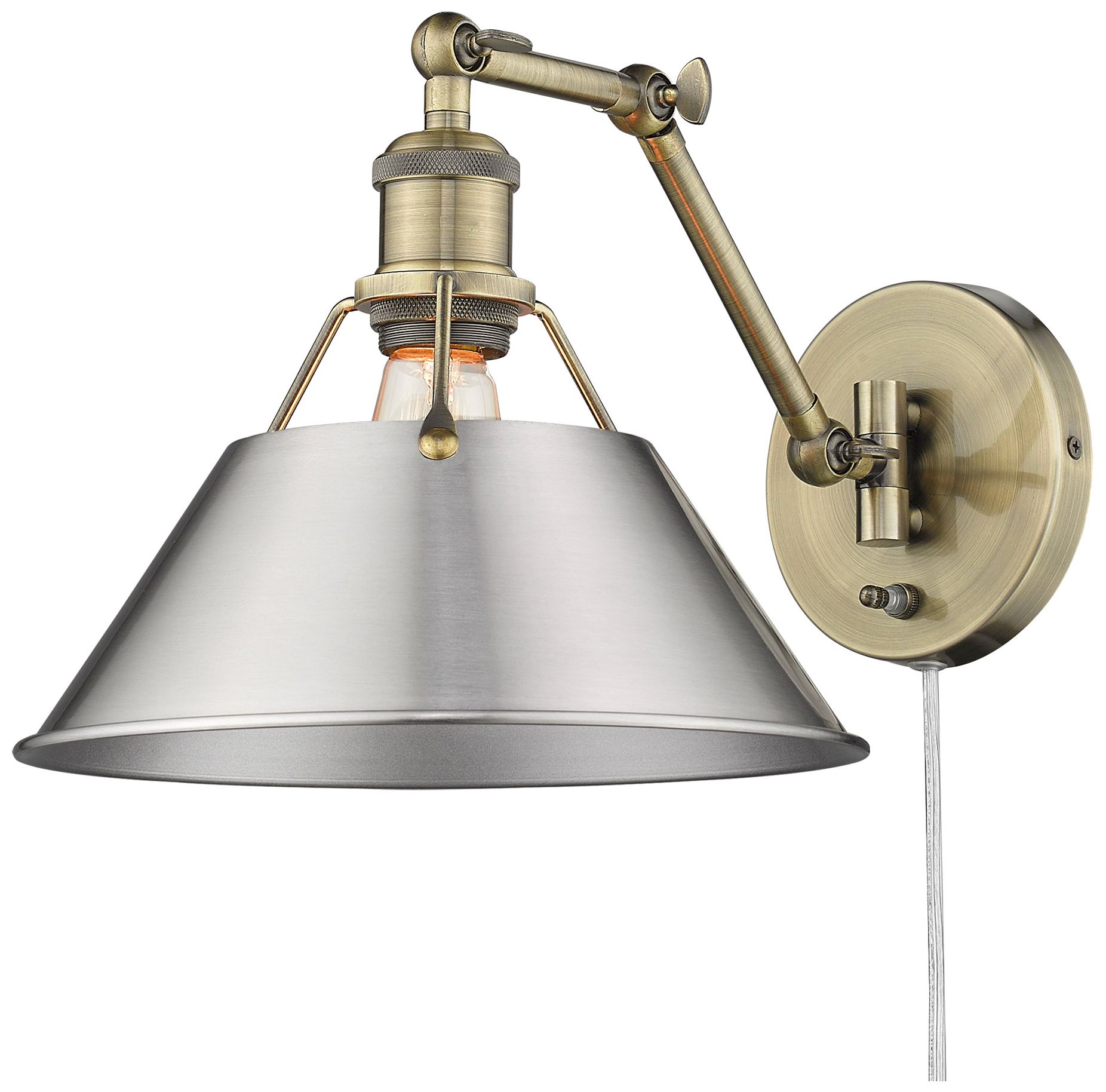 Golden Lighting Orwell Brass - Antique Brass Collection