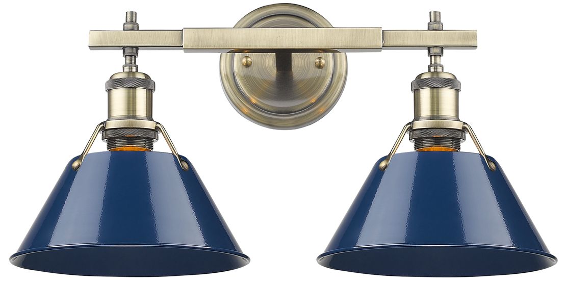 Golden Lighting Orwell Brass - Antique Brass Collection