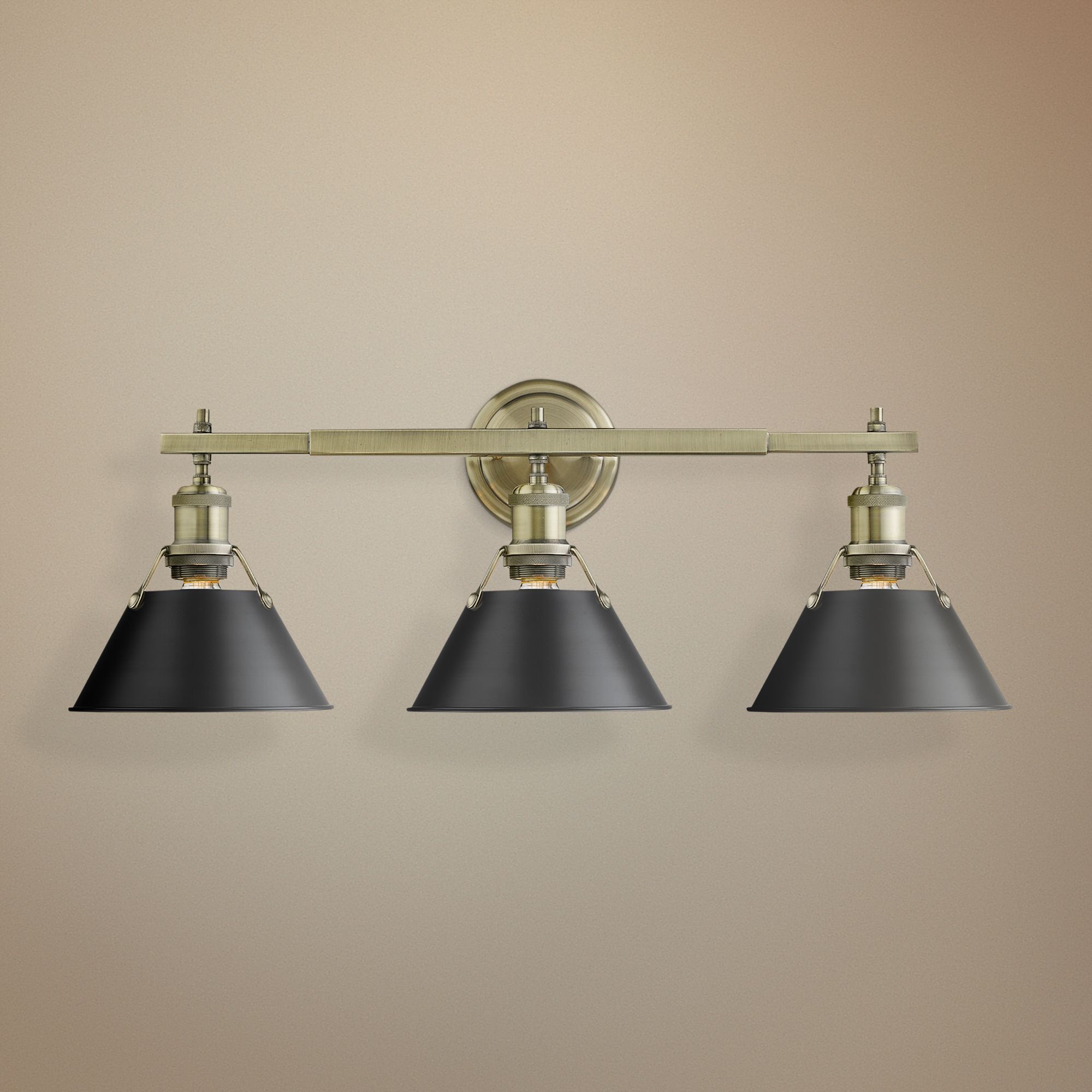 Golden Lighting Orwell Brass - Antique Brass Collection