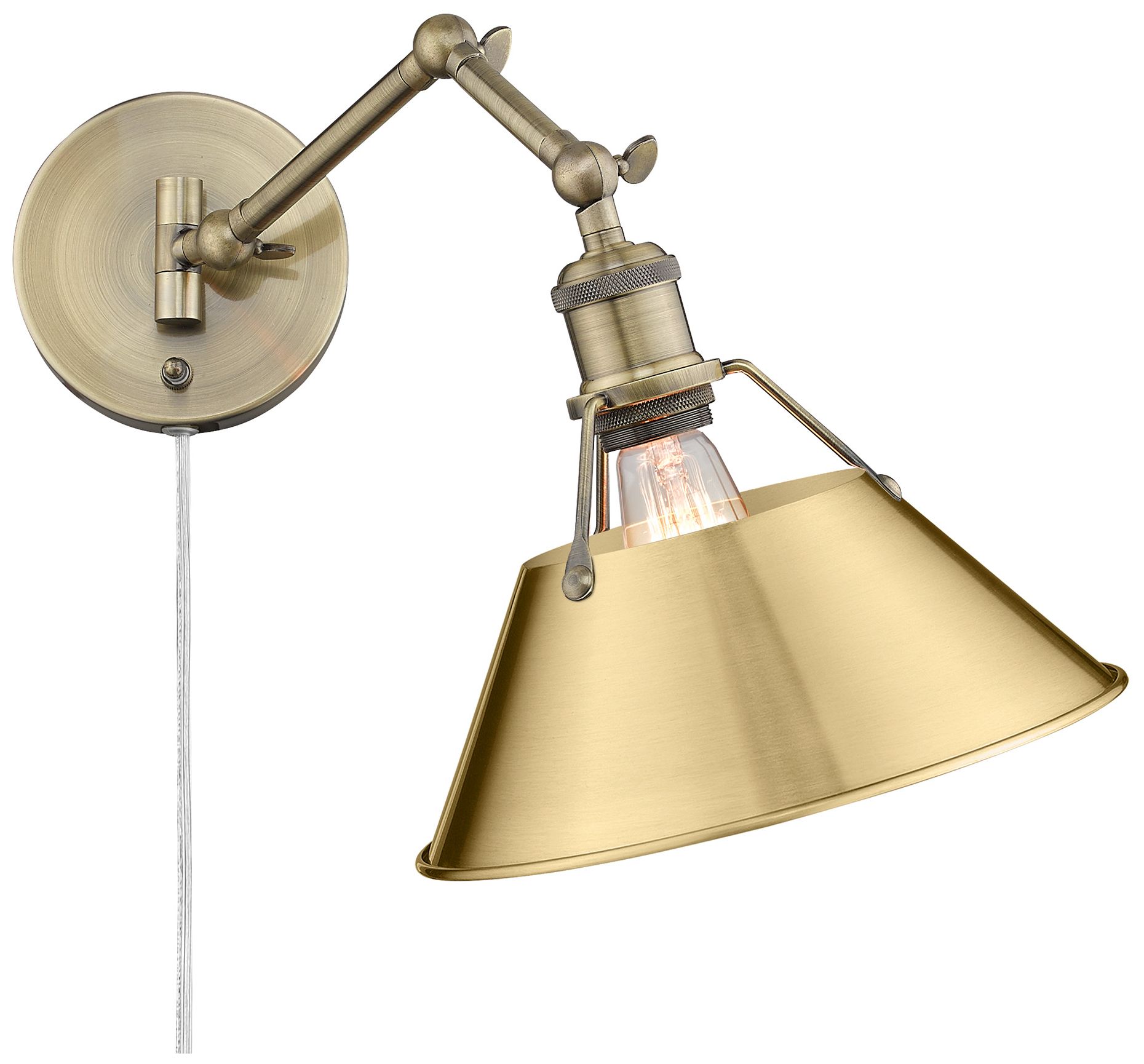 Golden Lighting Orwell Brass - Antique Brass Collection