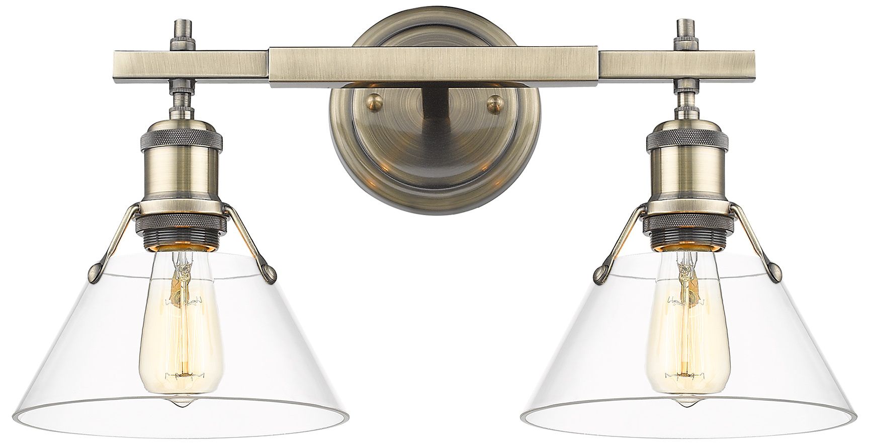 Golden Lighting Orwell Brass - Antique Brass Collection