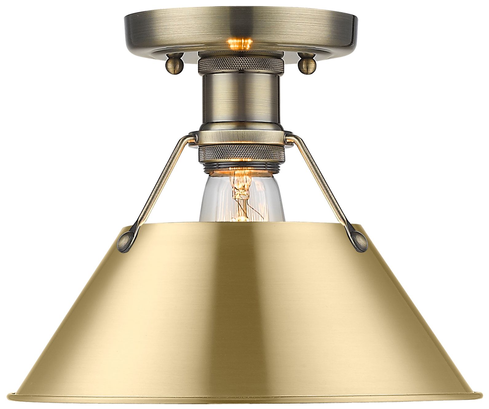 Golden Lighting Orwell Brass - Antique Brass Collection