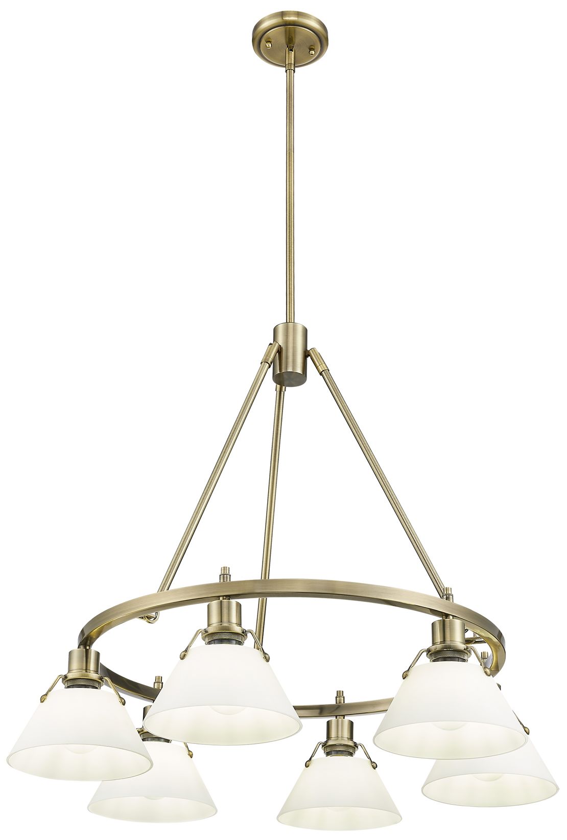 Golden Lighting Orwell Brass - Antique Brass Collection