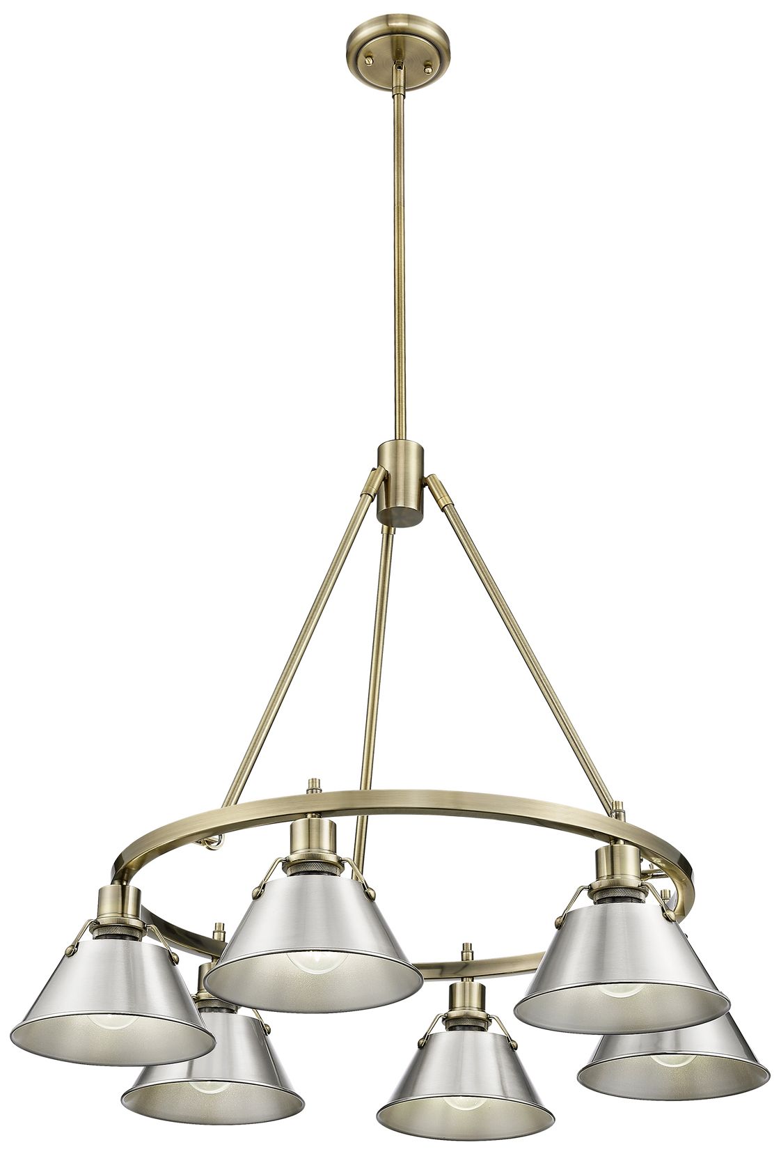 Golden Lighting Orwell Brass - Antique Brass Collection