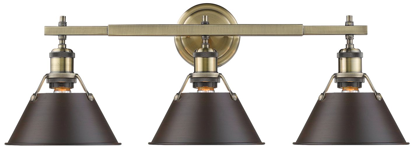 Golden Lighting Orwell Brass - Antique Brass Collection