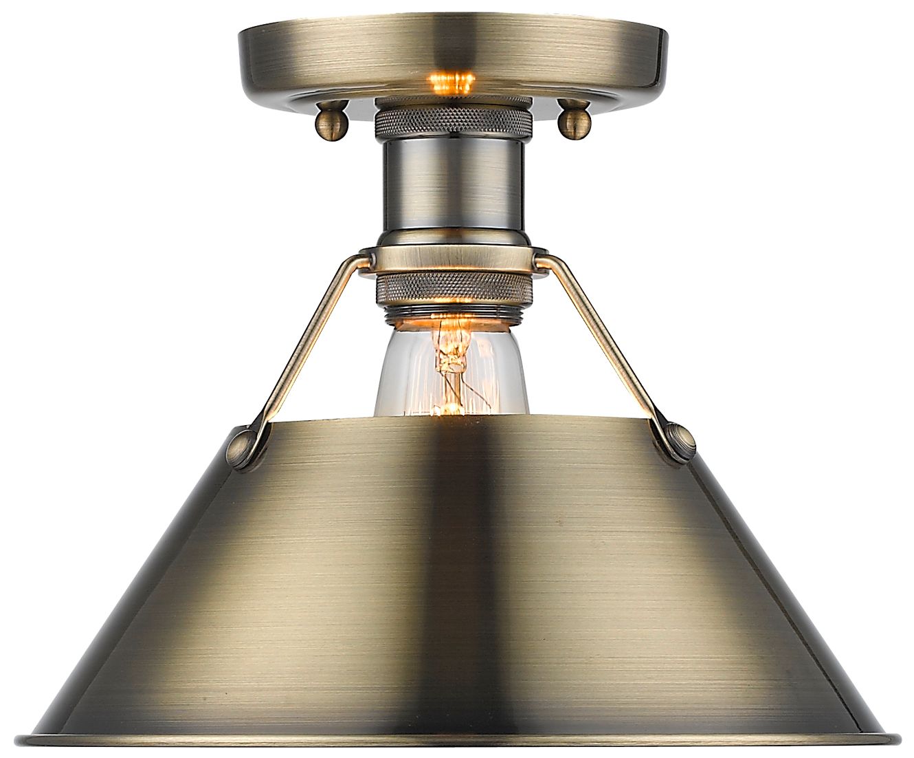 Golden Lighting Orwell Brass - Antique Brass Collection