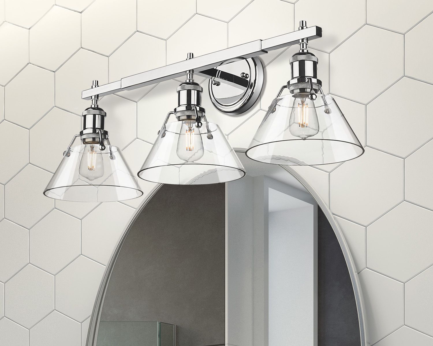 Golden Lighting Orwell Chrome Collection