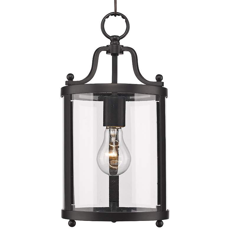 Image 2 Golden Lighting Payton 7 1/4" Wide Black Mini Pendant