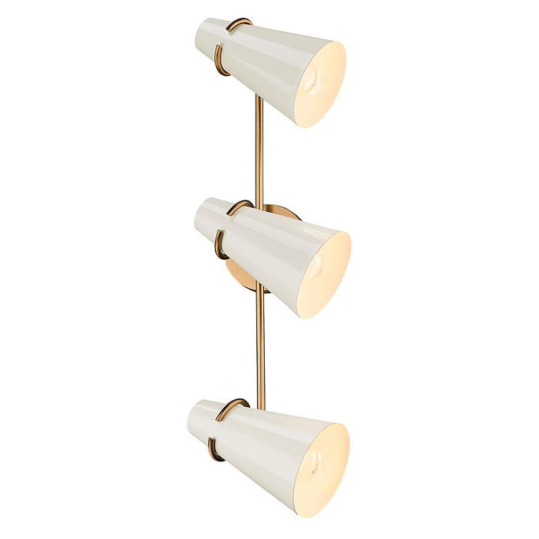 Image 5 Golden Lighting Reeva 3 Light Bath Vanity with Modern Brass more views