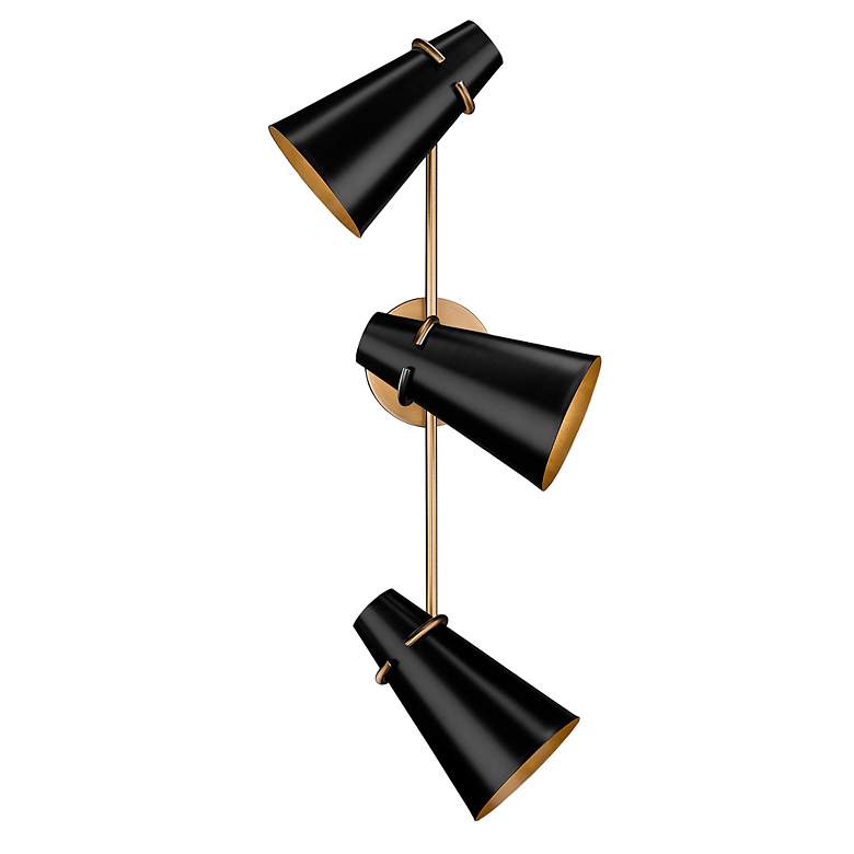 Image 4 Golden Lighting Reeva 3 Light Bath Vanity with Modern Brass more views